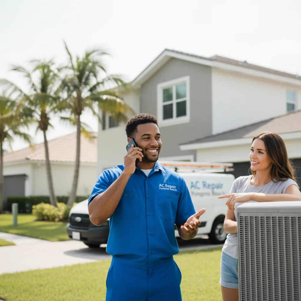 AC Repair Pompano Beach customer support in Embarrass